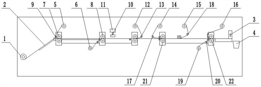 Double-sided adhesive die-cutting production equipment