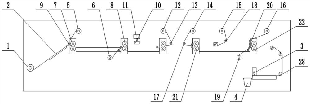 Double-sided adhesive die-cutting production equipment