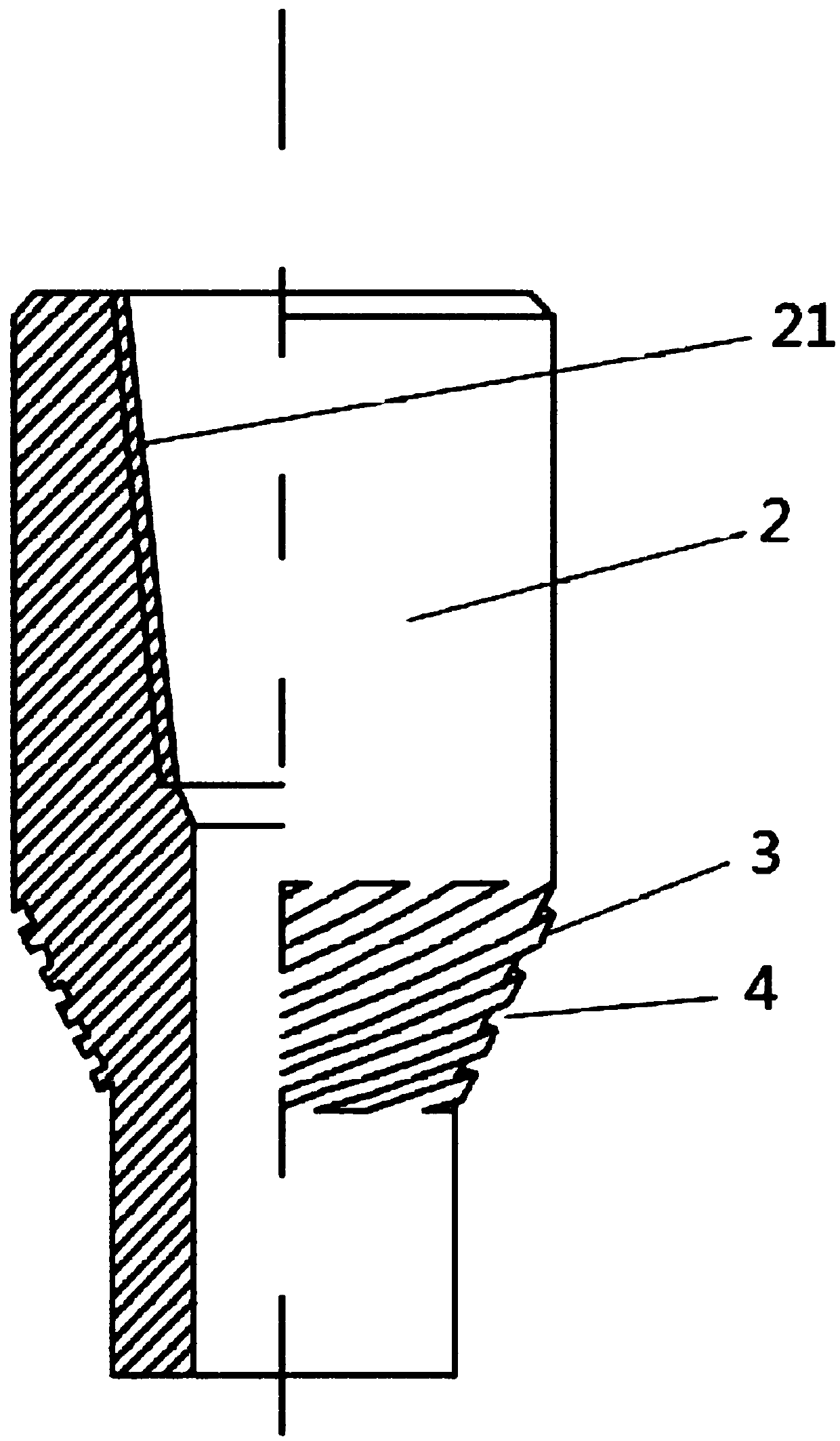 Marine drill pipe connector