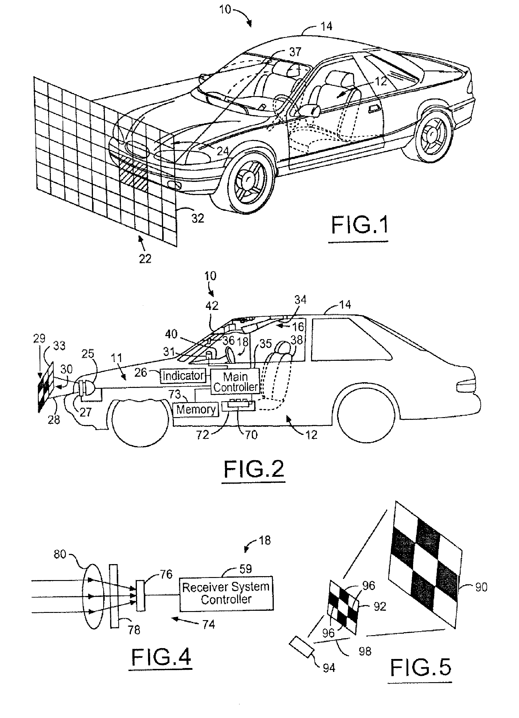 Anti-blinding system for a vehicle