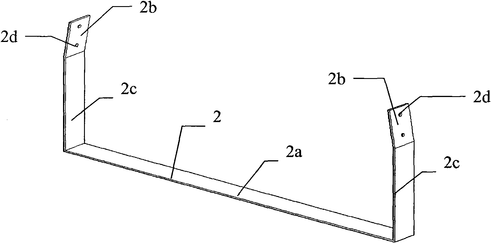 Roof gutter system capable of generating slope