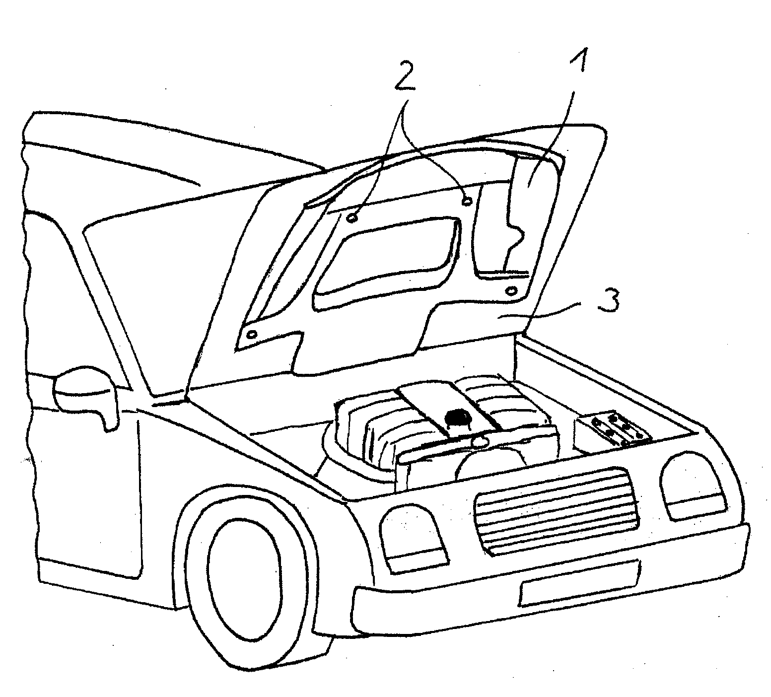 Sound-absorbing engine compartment lining for motor vehicles