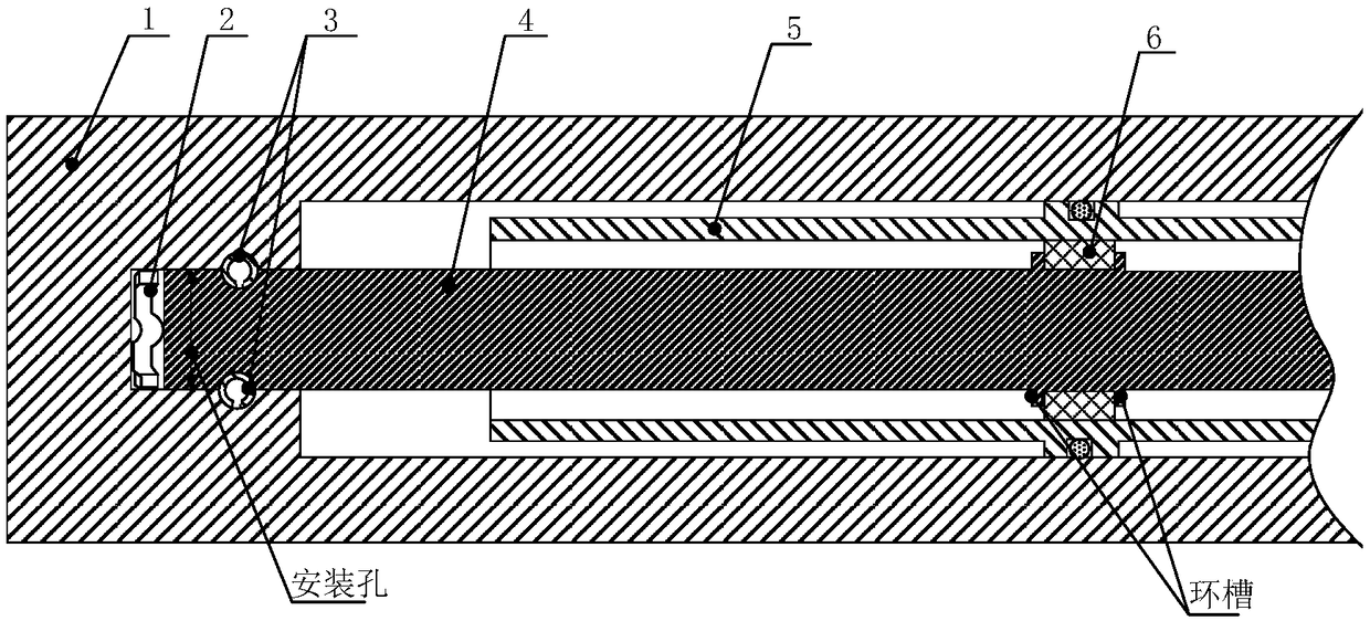 Built-in flexible constraint structure of linear movement mechanism ...