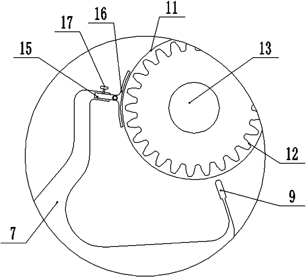 Small spray painting cloth unwinding mechanism and use method thereof