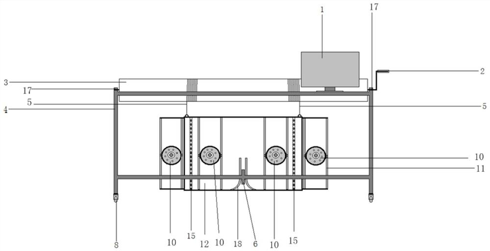 A continuous casting machine and its nozzle observation device