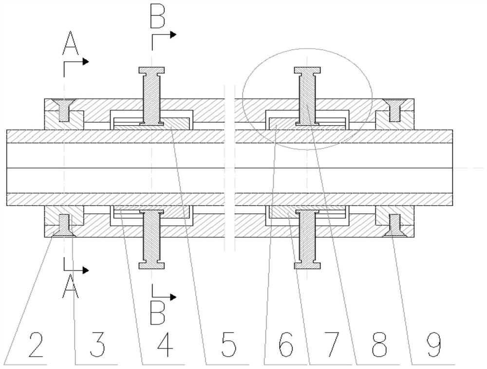 Machining method for symmetrically split thin-wall aluminum cylinder part