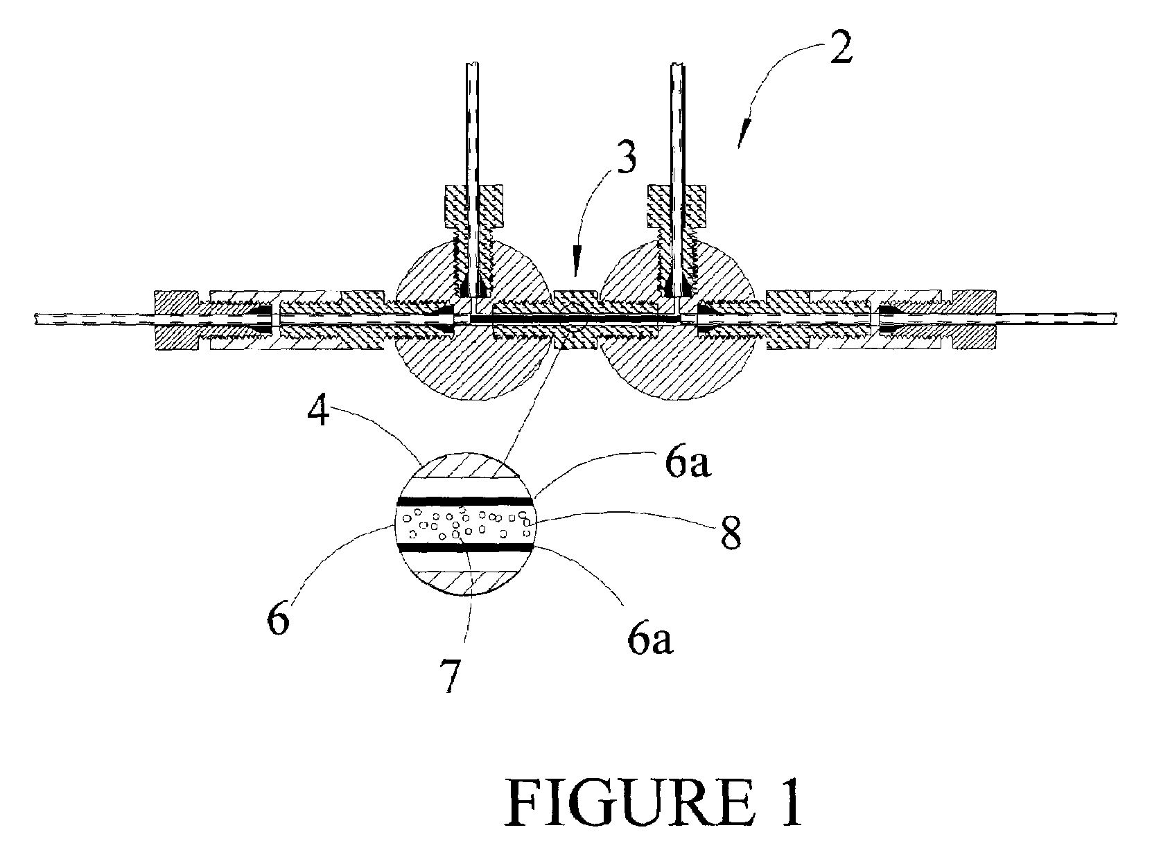 Coaxial tubular sequestering device for micro spheres and cells