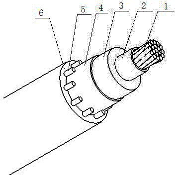 Filling type sheath-structure cable