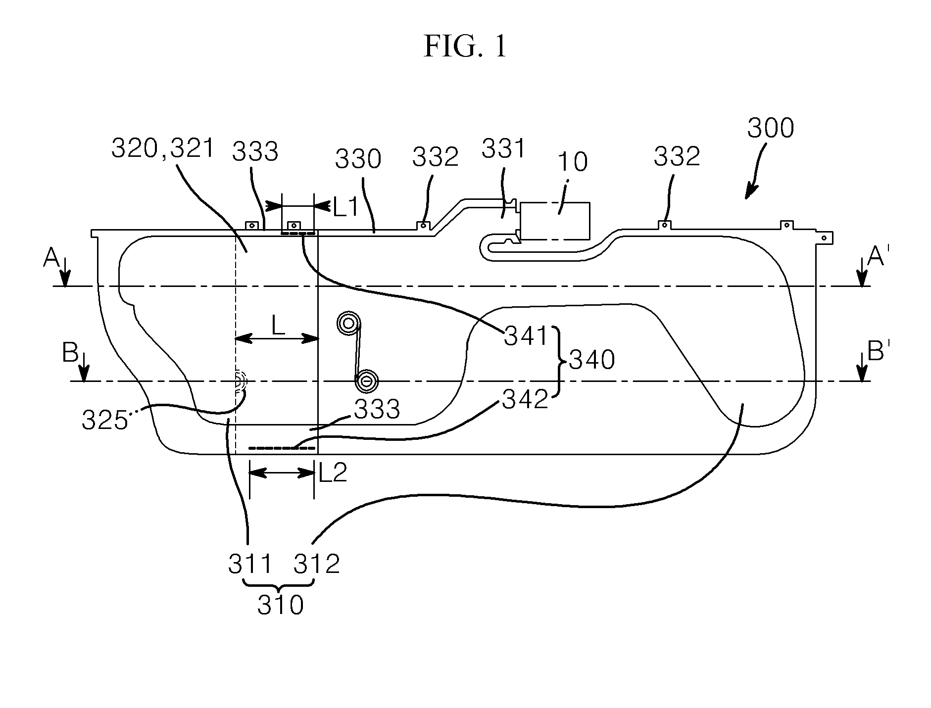 Cushion of curtain air bag device