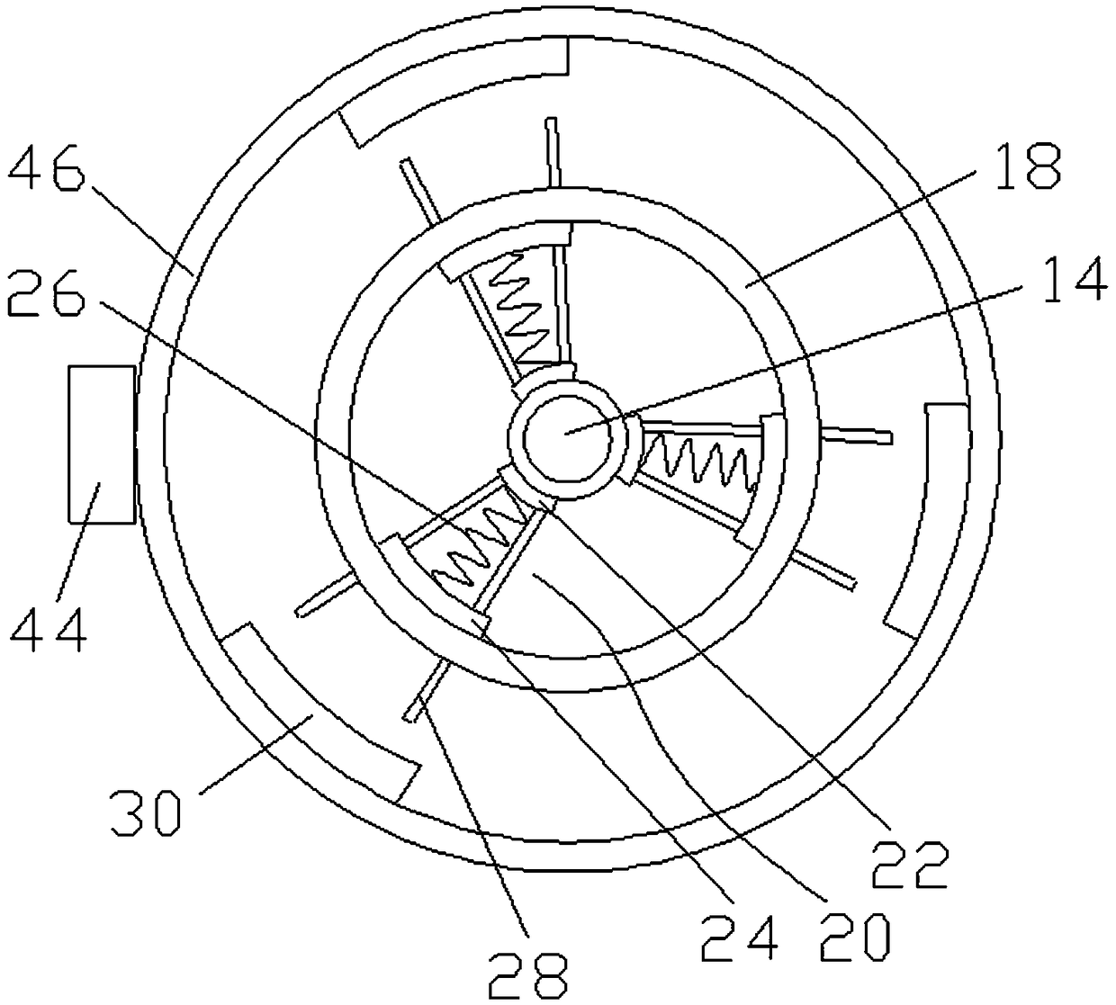 Grinding device for ring-shaped workpieces