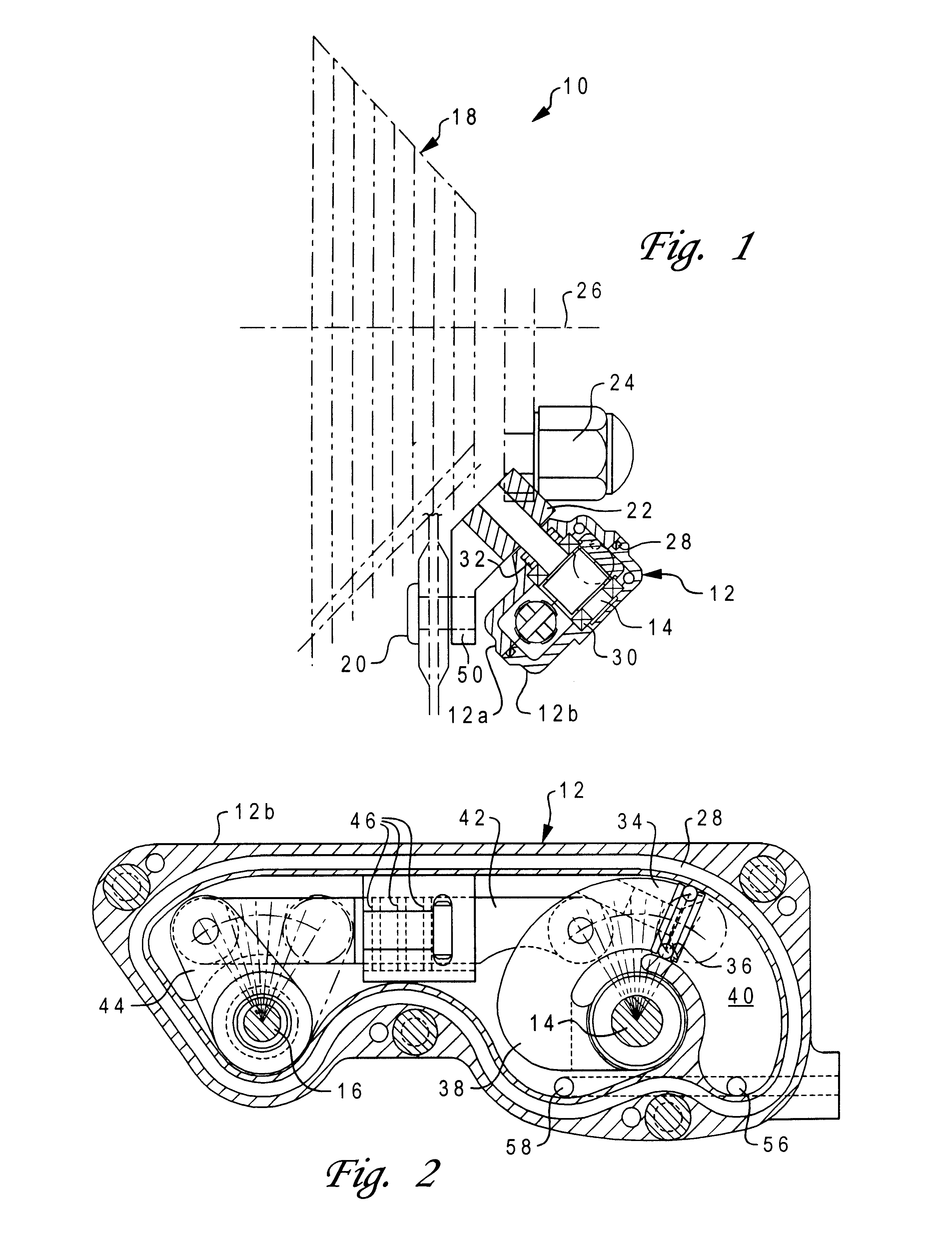 Compact hydraulically-operated derailleur shifting system for bicycles