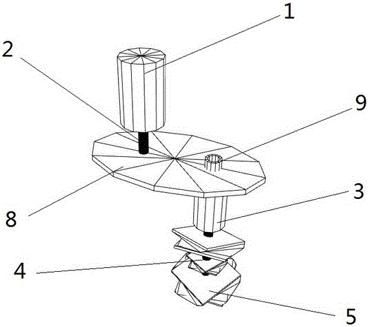 Double-level revolution and rotation mixing machine