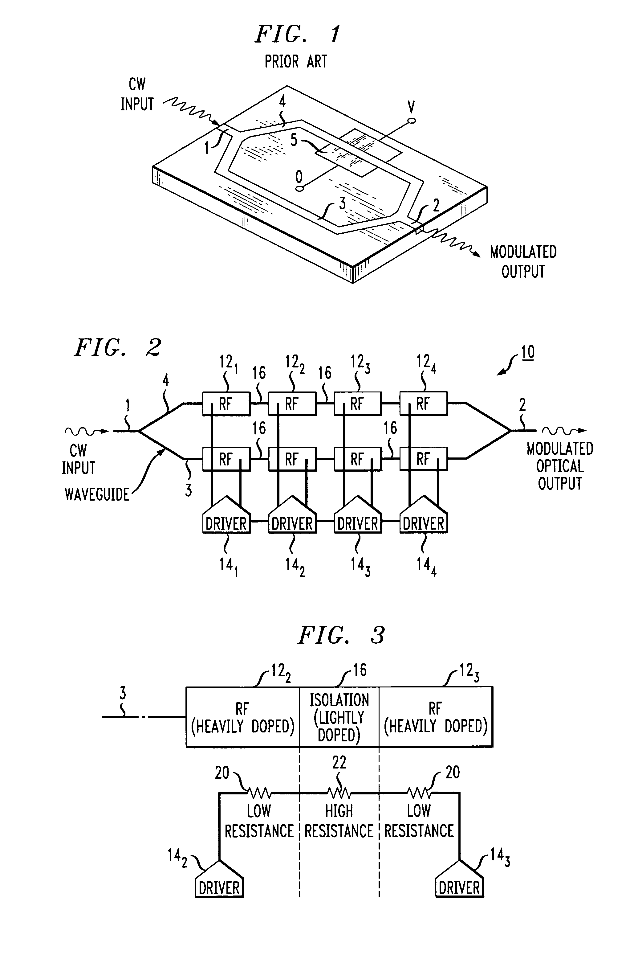 Segmented optical modulator