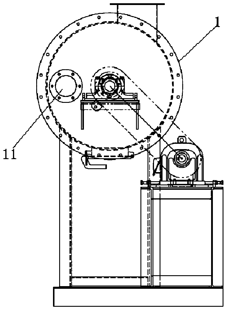 A circulating drying device