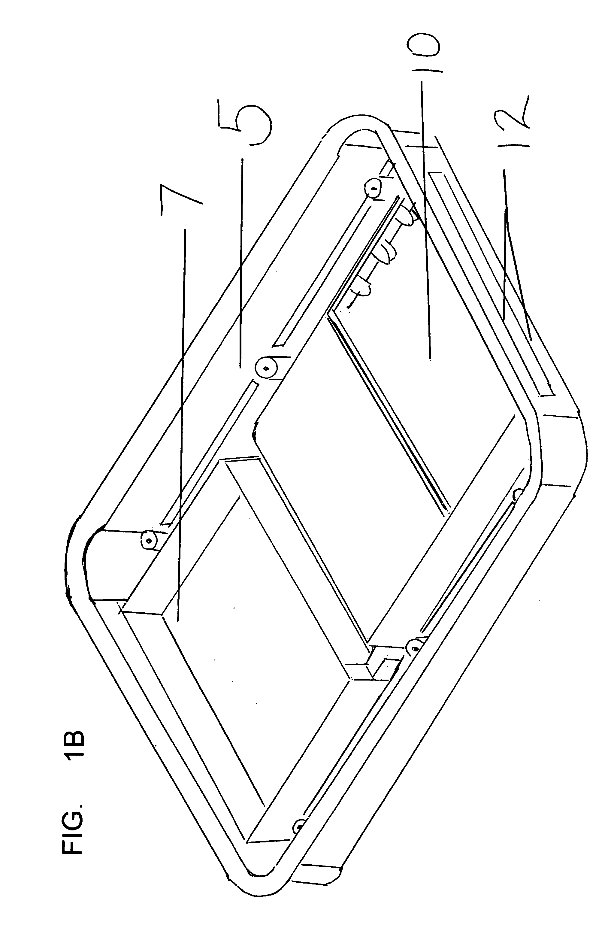 Server's tray with enclosed drawers and removable cash bank