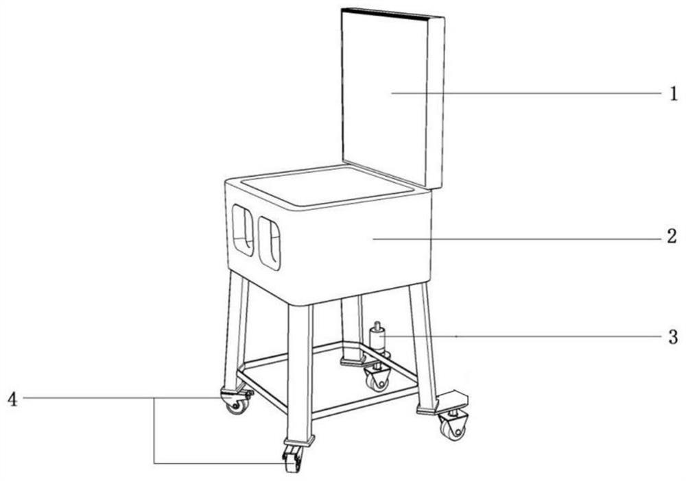 Anti-displacement multifunctional baby chair