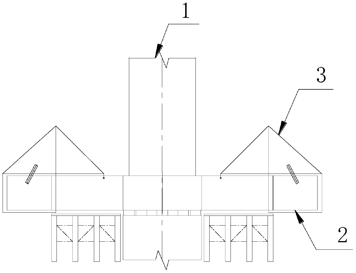 A simultaneous cable-girder construction method for a cable-stayed bridge with sparse cables