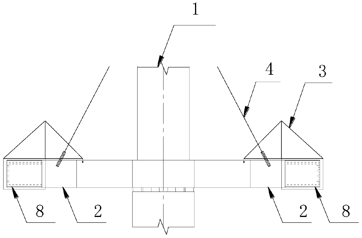 A simultaneous cable-girder construction method for a cable-stayed bridge with sparse cables