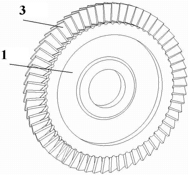 Manufacturing method for dual-metal dual-performance titanium alloy integral blade disc