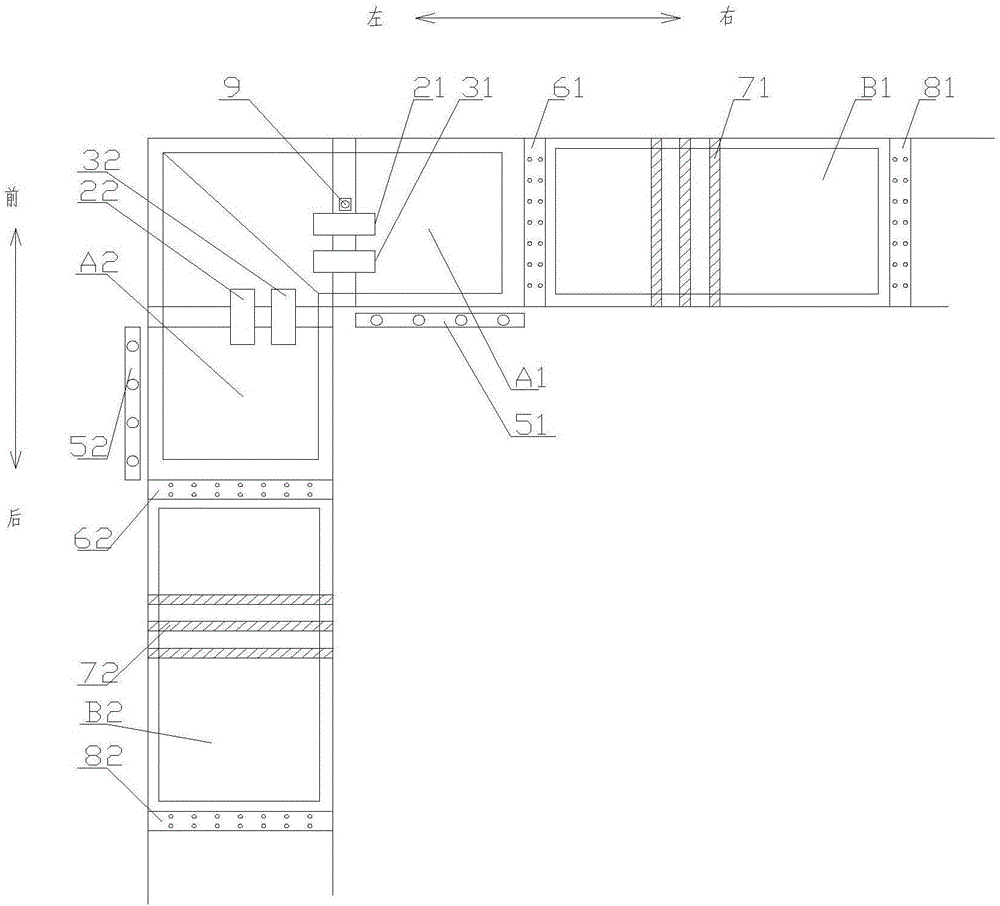 Road-sharp-corner-crossing smooth-traffic intelligence dispersion apparatus and method thereof