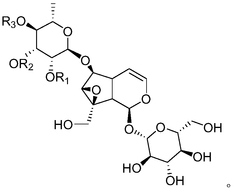 Catalpol derivative and application thereof