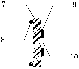 Mounting correction tool for protection corner angle of frame column and manufacturing method thereof