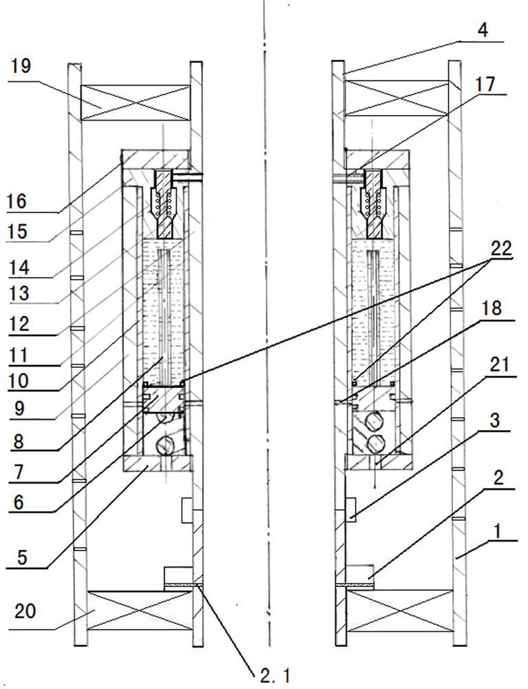 A method for using an acid salt anti-scaling and descaling device for water injection wells