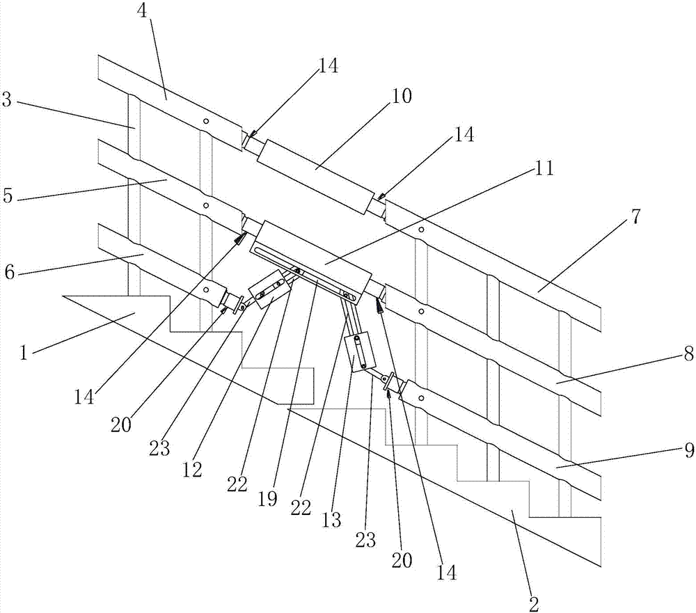 Stair railing flexible connection device