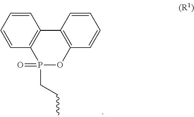 Additive phosphorus-containing polysiloxane compound for thermosetting resins, flame retardant composition comprising same, and articles made therefrom