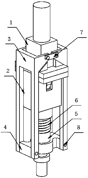 Anti-falling data line connector for high-speed data collection equipment