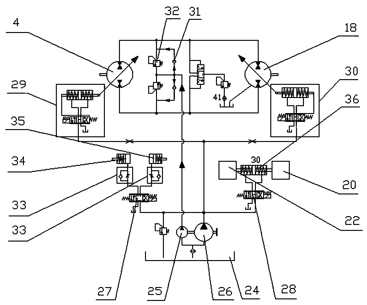 A multi-mode hydraulic-mechanical continuously variable transmission device