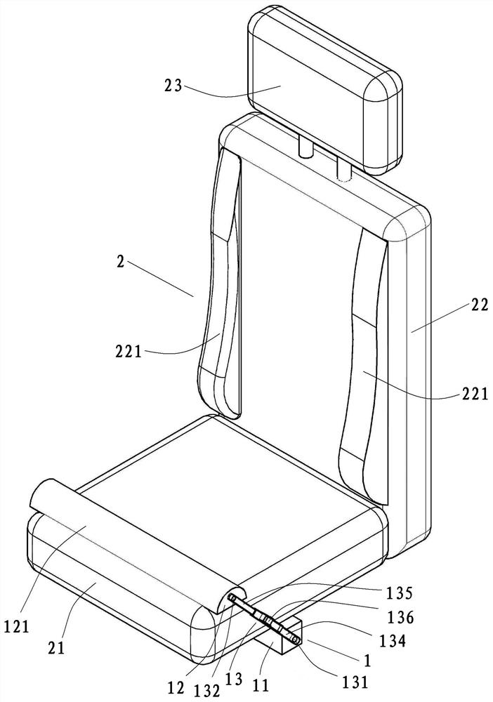 car seat legrest safety device