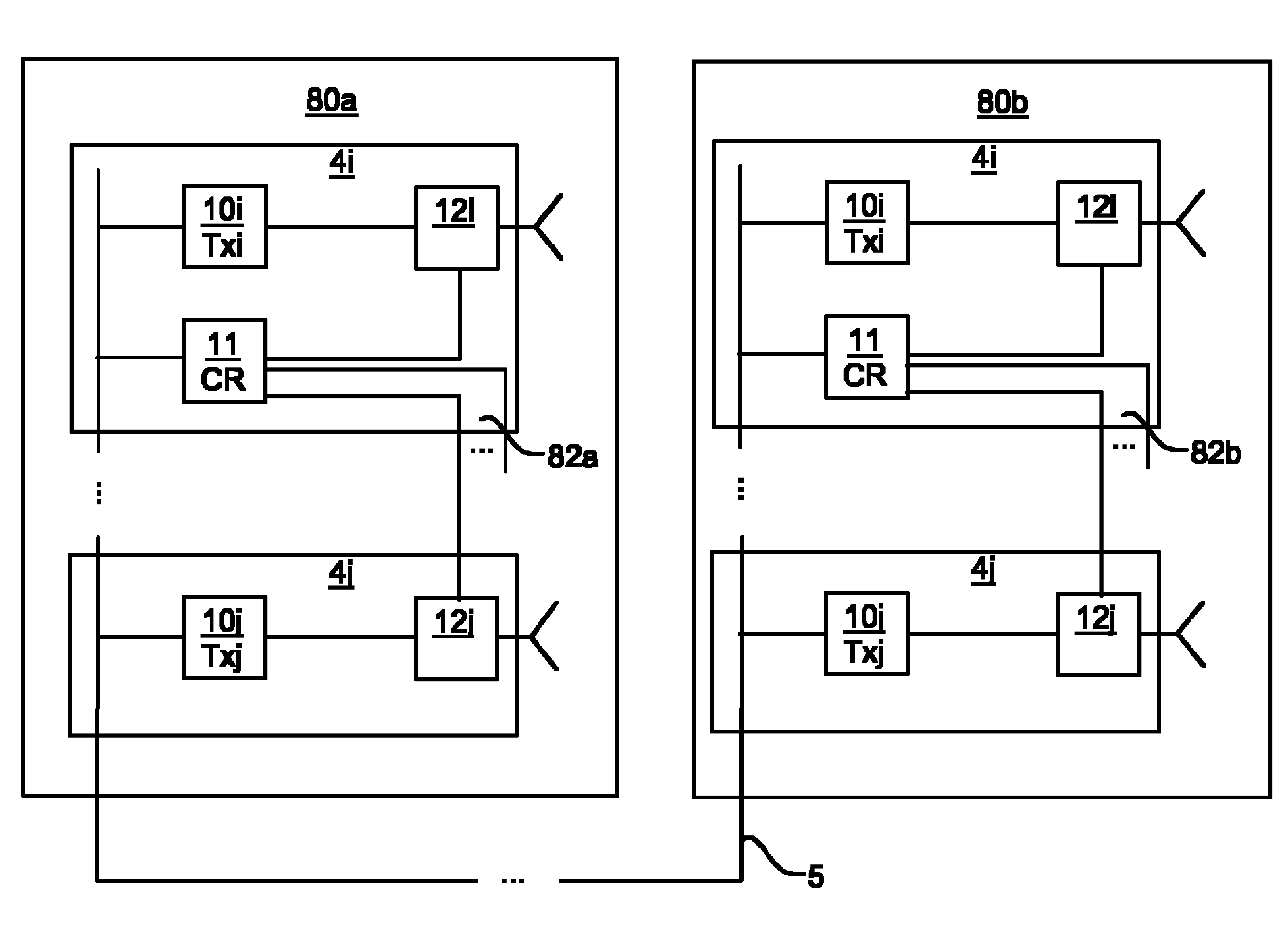 Method, antenna array, computer program and computer program product for obtaining at least one calibration parameter