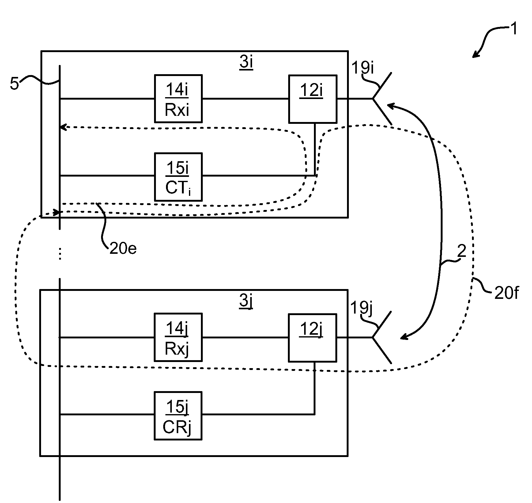 Method, antenna array, computer program and computer program product for obtaining at least one calibration parameter