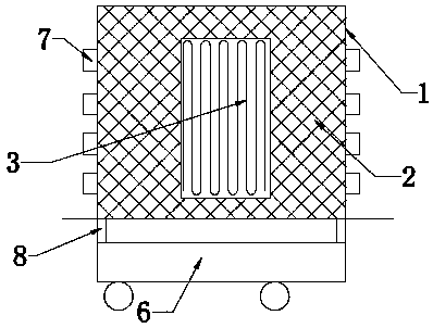 Pre-warming device for steel plate pretreatment line