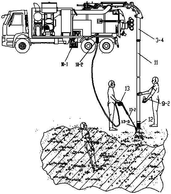 Rescue device, vehicle and rescue method