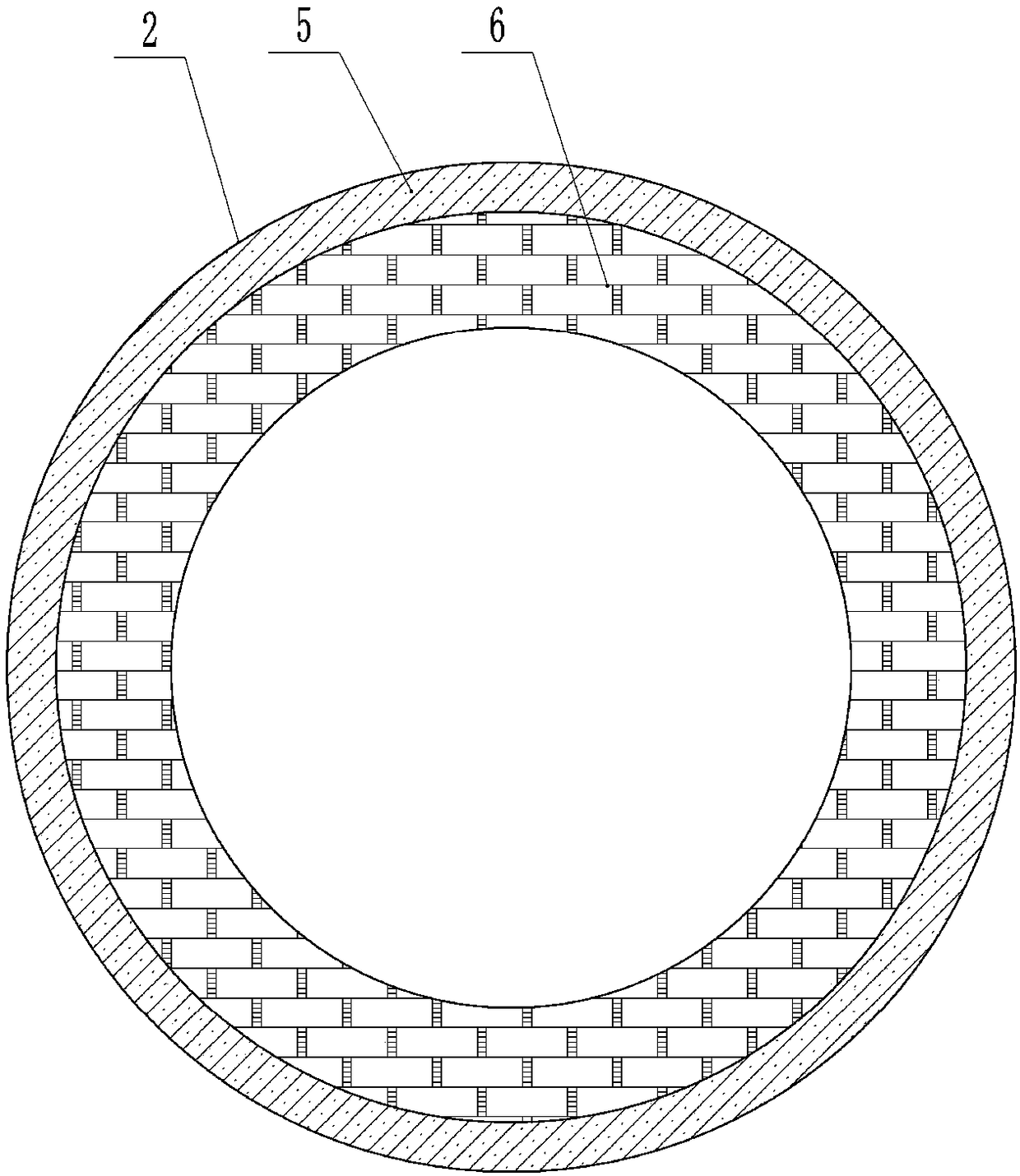 Rotary kiln structure