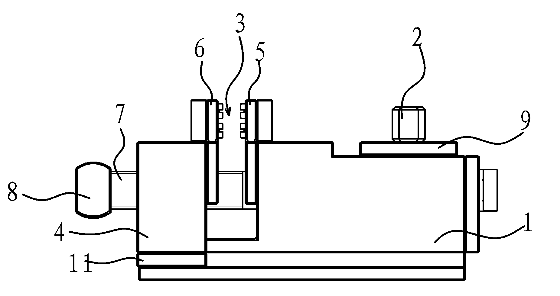 Dismounting device for fractured connecting rod