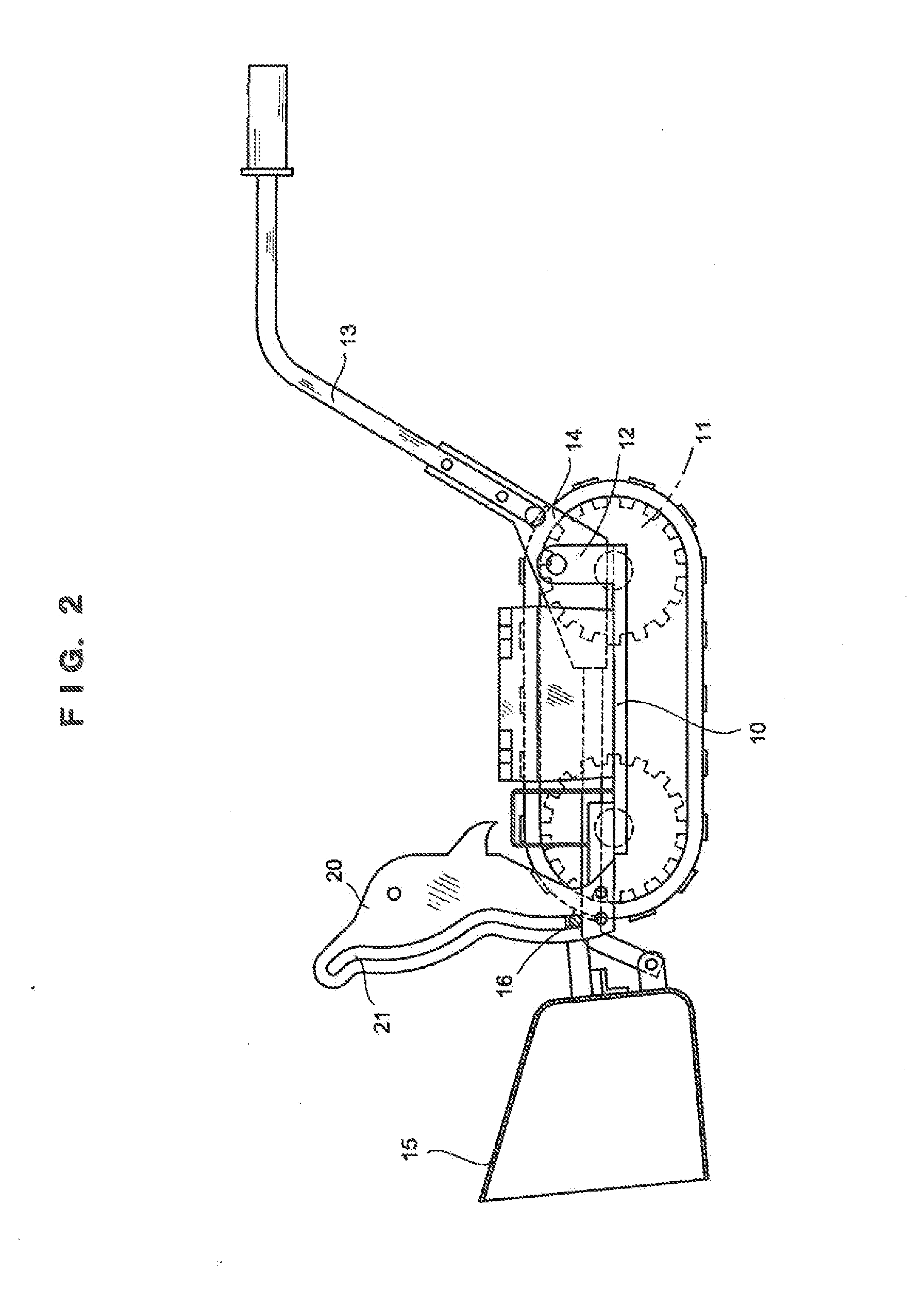 Shovel flip structure of snowplow