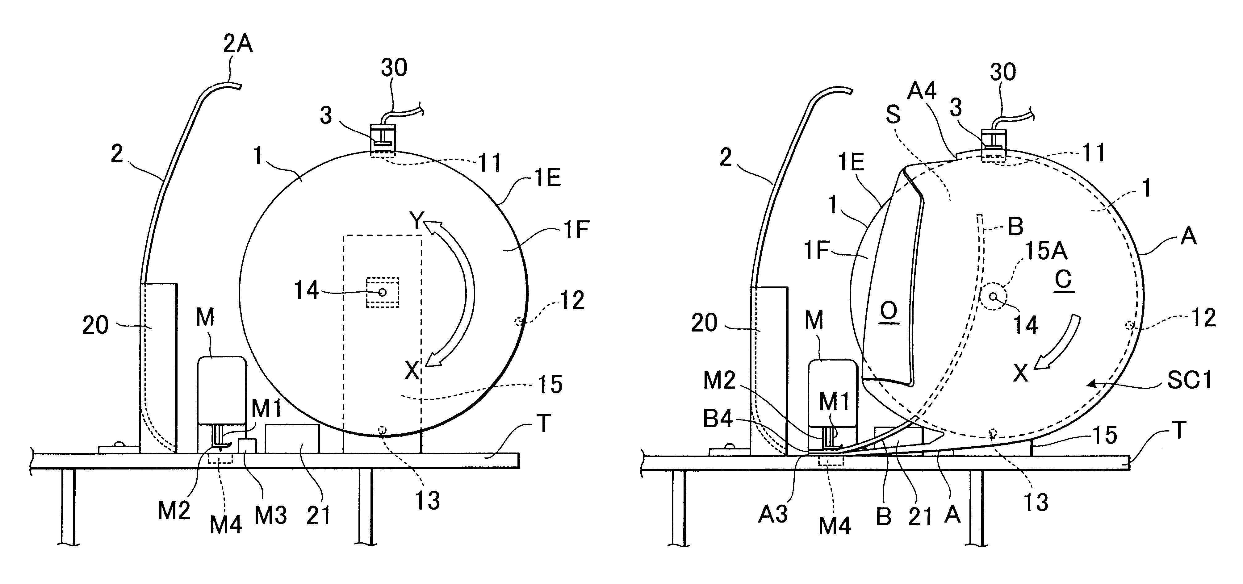 Automated feeding mechanism for sewing machine