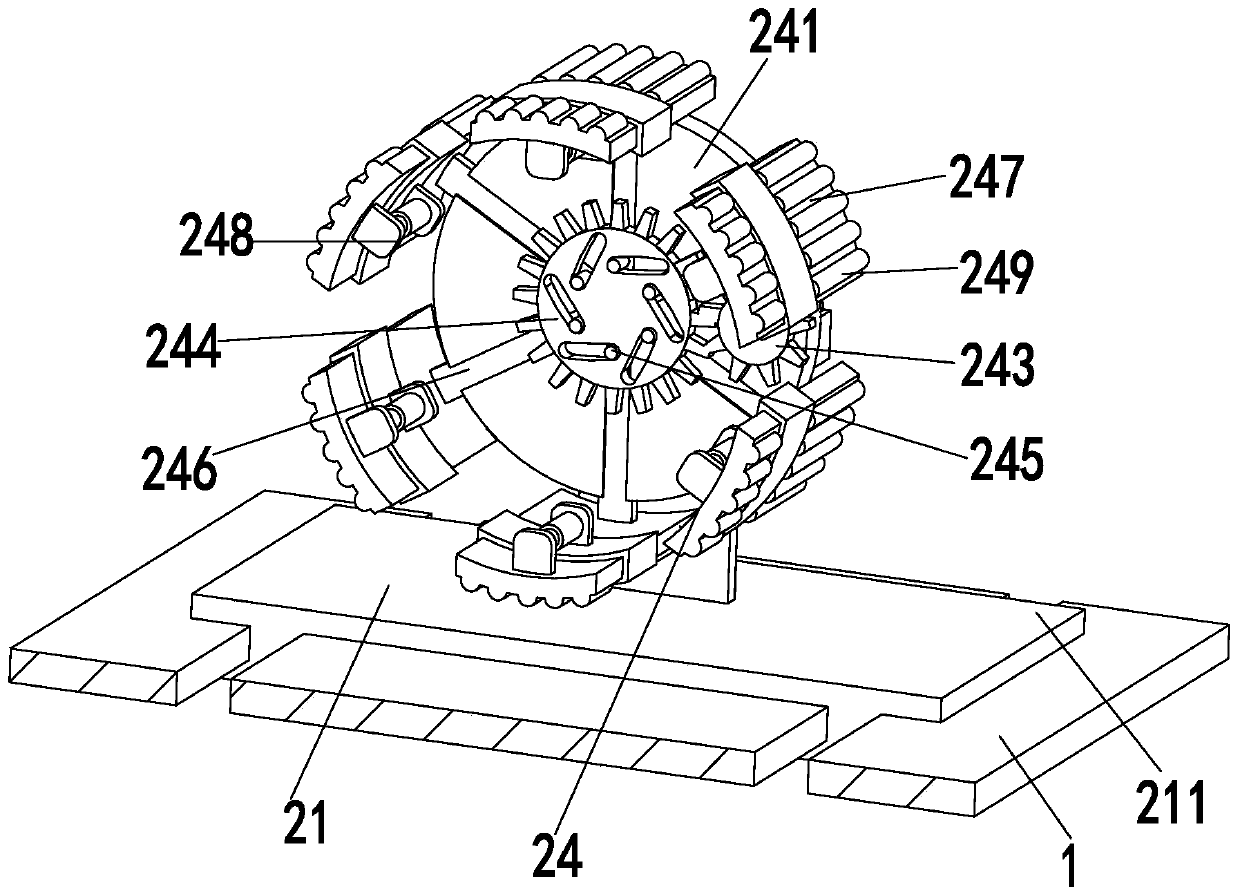 A circular workpiece clamping device for electric discharge machine tools