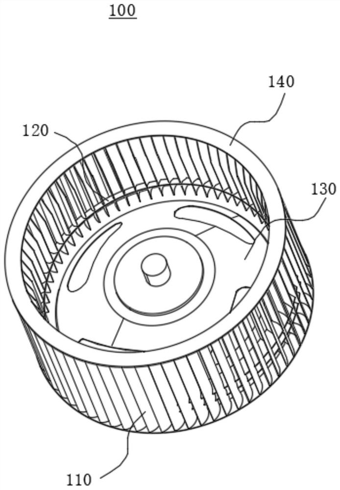 Impeller, centrifugal fan and range hood