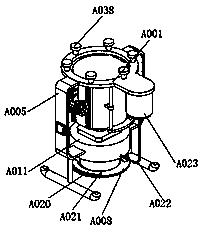 Gynecologic dressing stand capable of automatically adjusting position of opening of waste tub