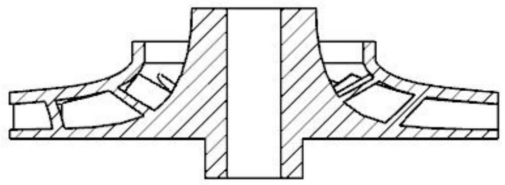 Technique for producing small-size complex inner cavity titanium alloy casting by utilizing metal core