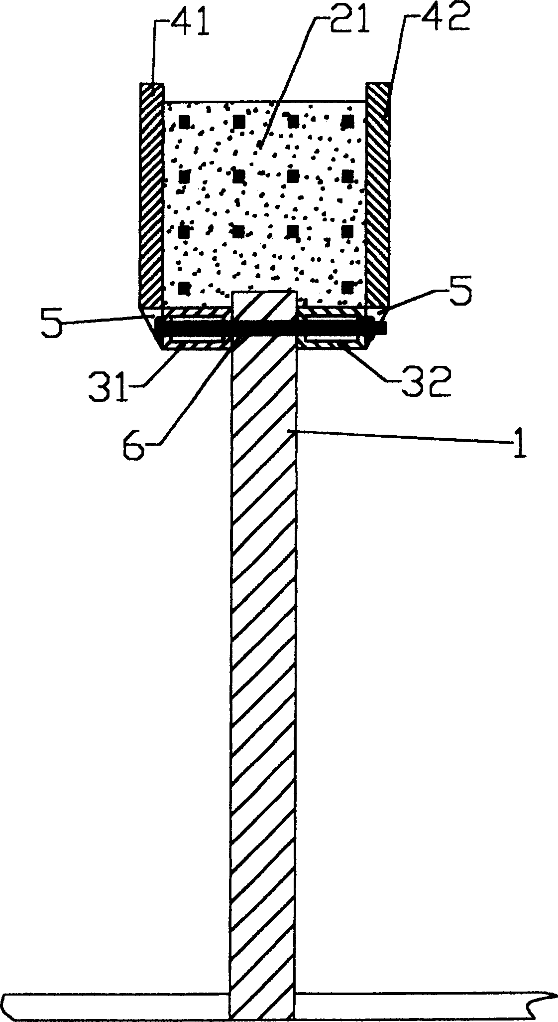 Method for pouring and assembling light wallboard