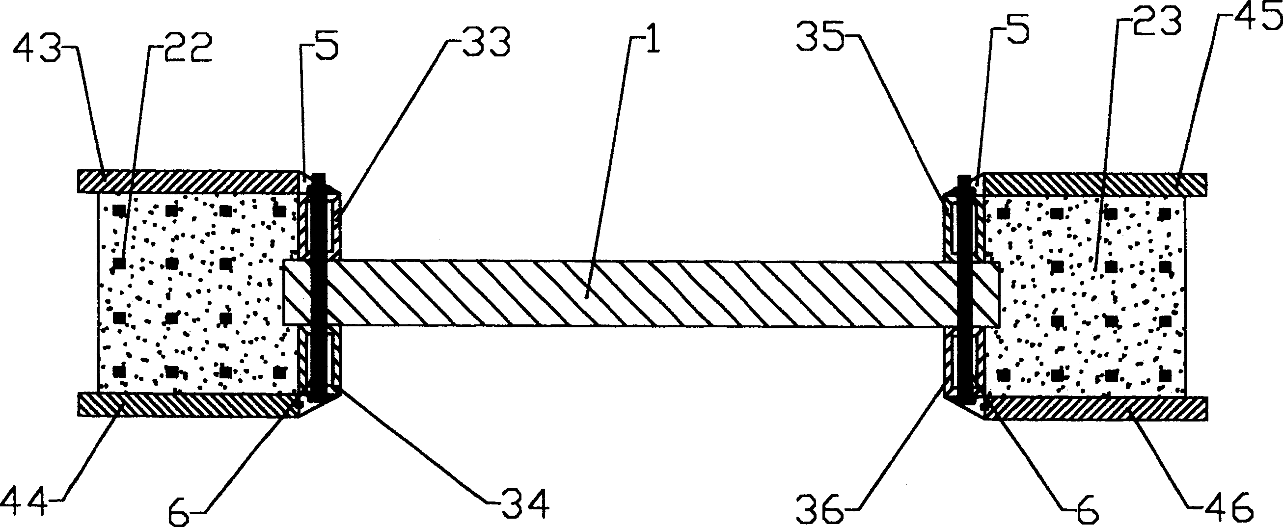 Method for pouring and assembling light wallboard