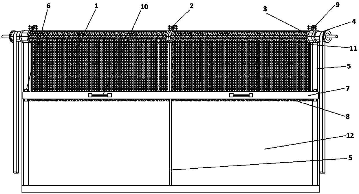 A multifunctional curtain device and a control method for a passenger car