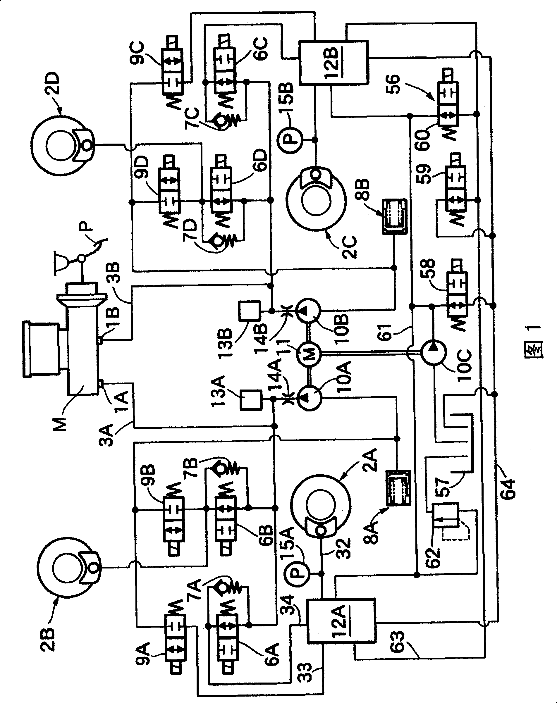 Automatic parking brake device