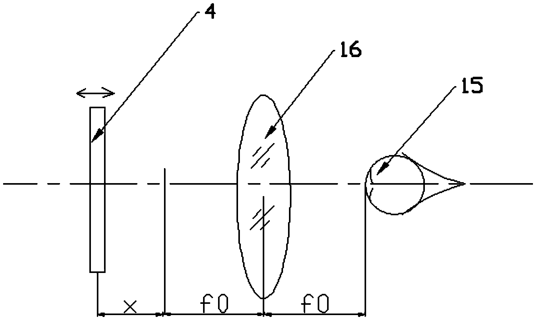 Handheld vision detecting device and vision detecting method