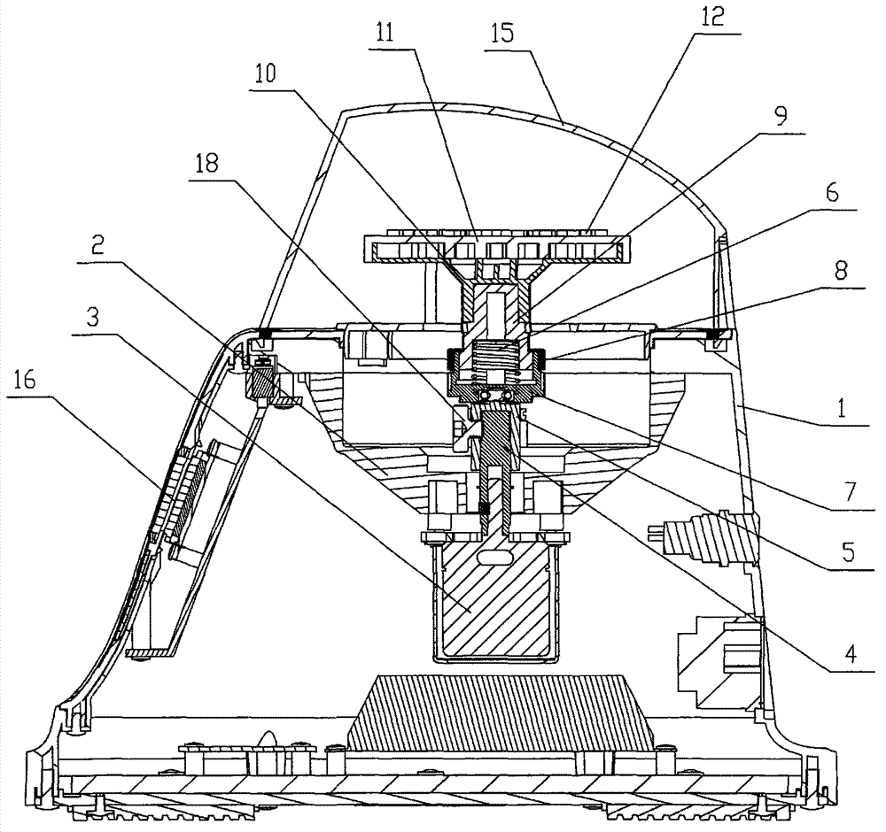 Portable vortex and centrifugation integrated machine